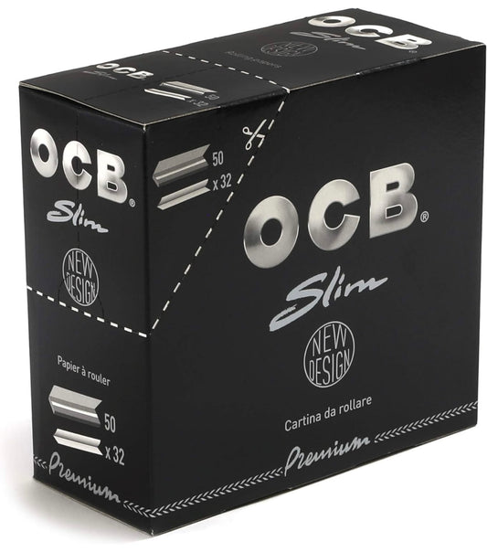 OCB Black Premium King Size Slim Rolling Papers