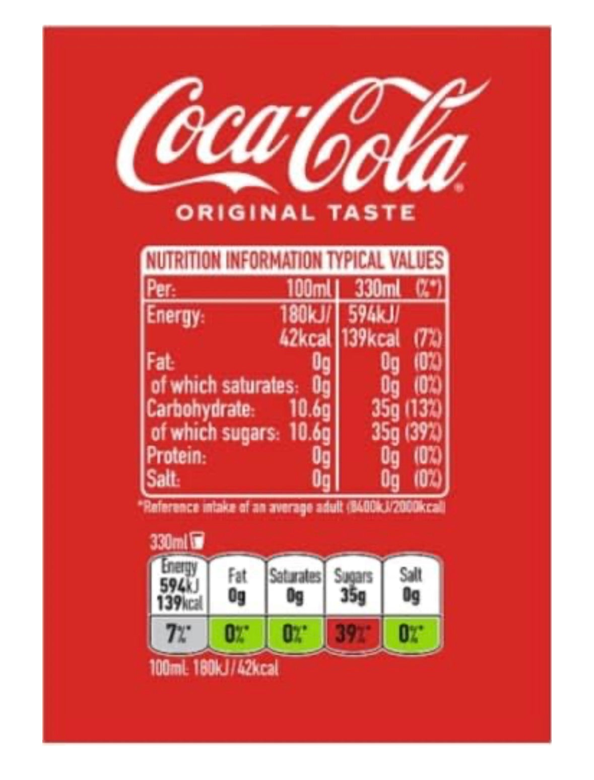 Coca Cola Cans 24x330ml