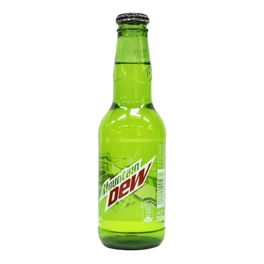 Mountain Dew Glass Bottle 250ml DUBAI IMPORT